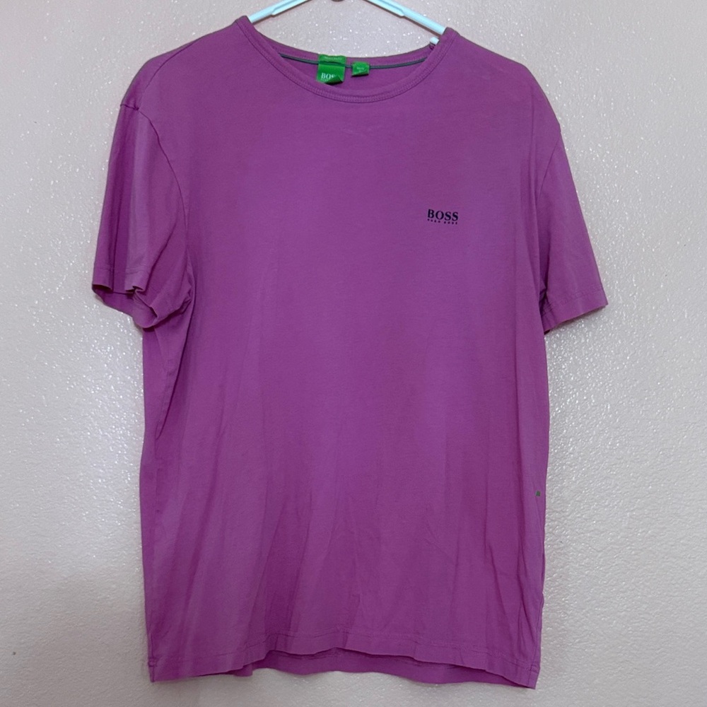Boss Men's Vibrant Pink Tee